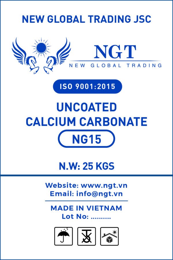 NGT Uncoated Calcium Carbonate Powder for Paint, Paper & Plastic - NG15